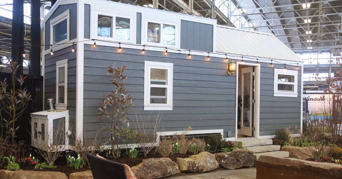 tiny home in indianapolis home show