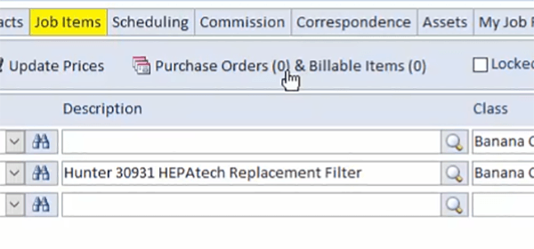 Smart Service Purchase Order Changes