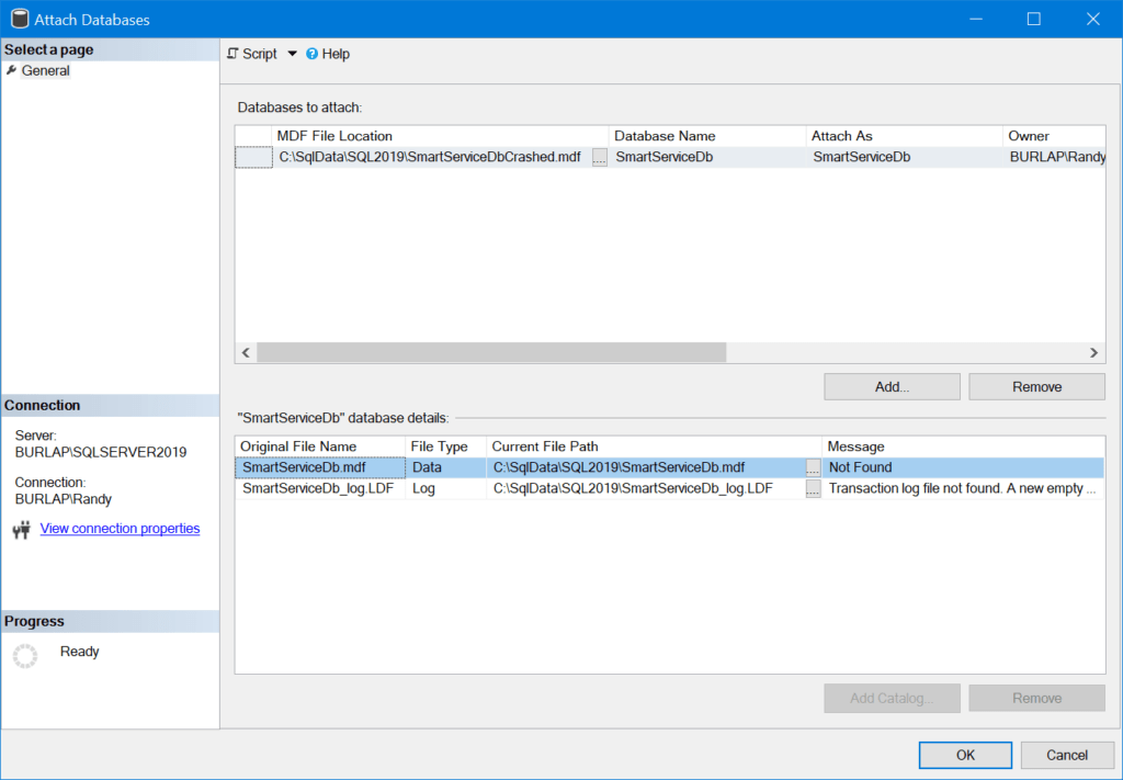 Attach Databases