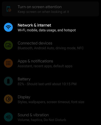 Android Network & Internet