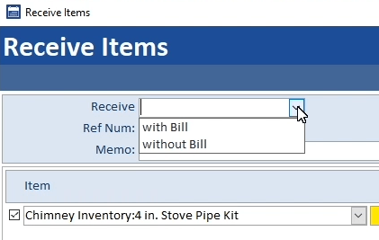 Purchase Order Options