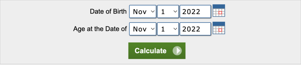 age calculator