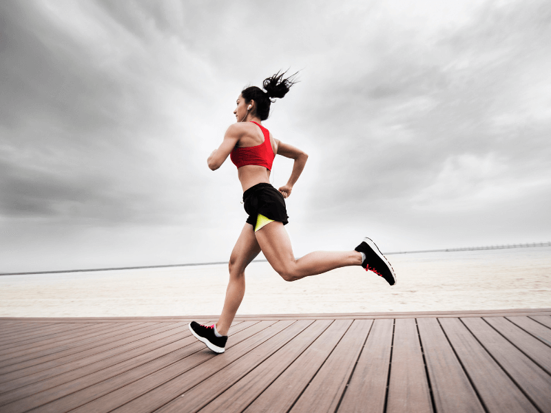 woman exercising