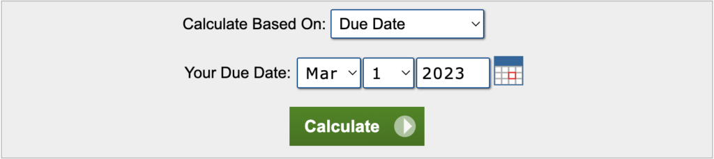 pregnancy calculator