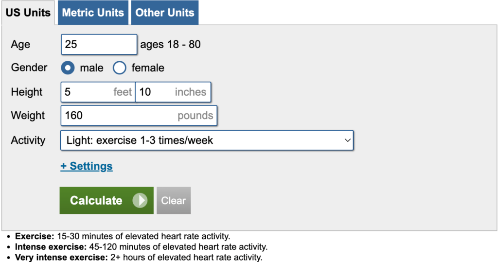 protein calculator